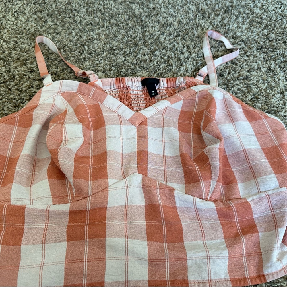 Torrid Plaid Crop Top